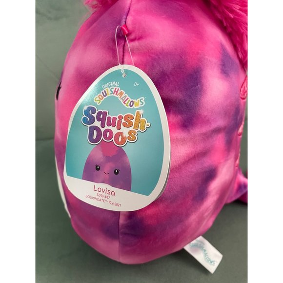 2022 Original Squishmallow Squish-Doos Lovisa Plush Kelly Toys - Picture 7 of 8